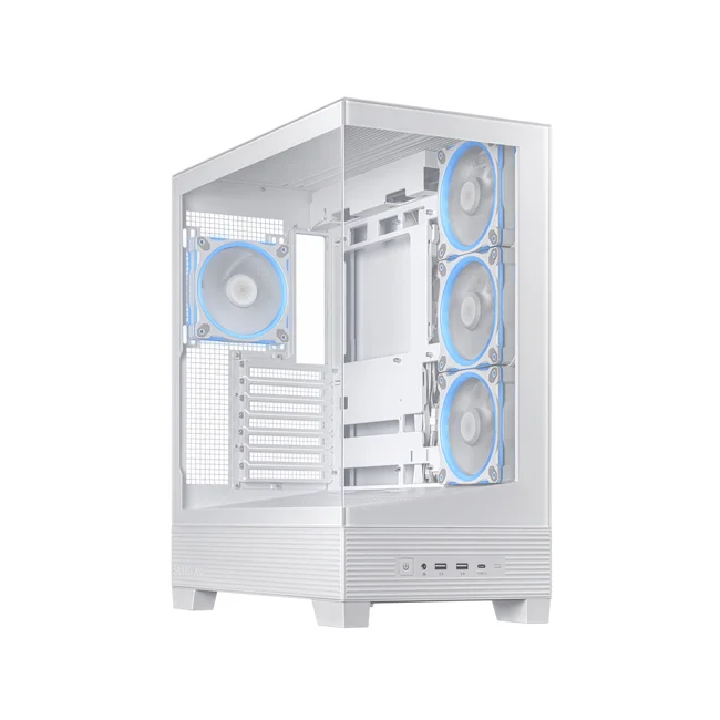 ASUS A31 Plus TG ARGB WHITE Midi Tower Blanco image 3