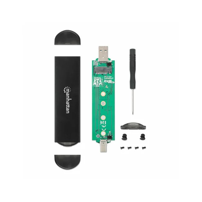 Manhattan Gabinete USB a SDD M.2 NVMe y SATA image 8
