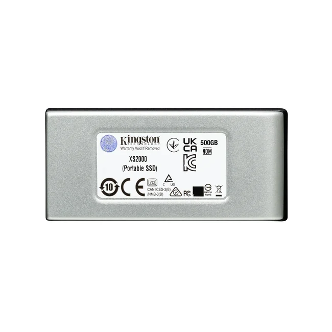 Kingston Technology XS2000 4 TB USB Tipo C 3.2 Gen 2 (3.1 Gen 2) Negro, Plata image 3