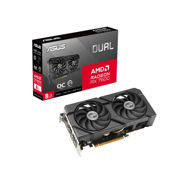 ASUS Dual -RX7600-O8G-EVO AMD Radeon RX 7600 8 GB GDDR6 image 14