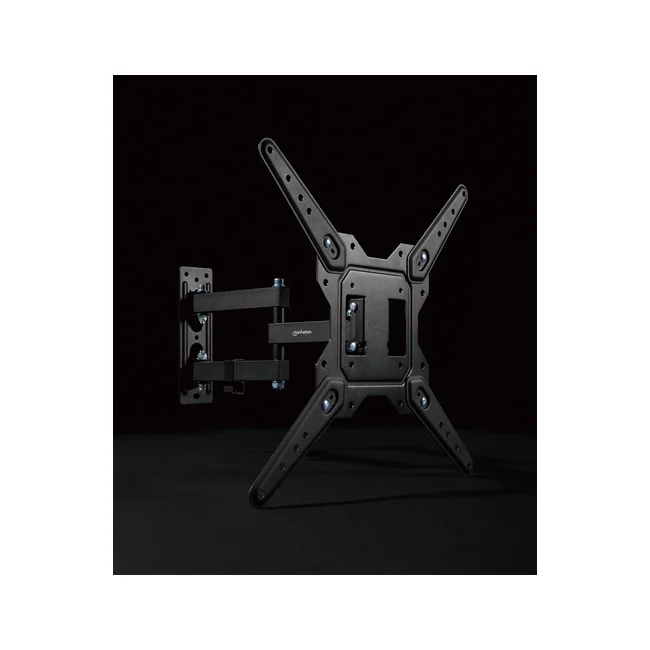 Manhattan Soporte con brazo articulado para pantalla de 23" a 55". Soporta una pantalla de 23" a 55" de hasta 30 kg (66 lbs.), +/-90° de giro, +3 a -10° de inclinación, brazo flexible que ahorra espacio, ideal para instalaciones en esquinas, negro image 11