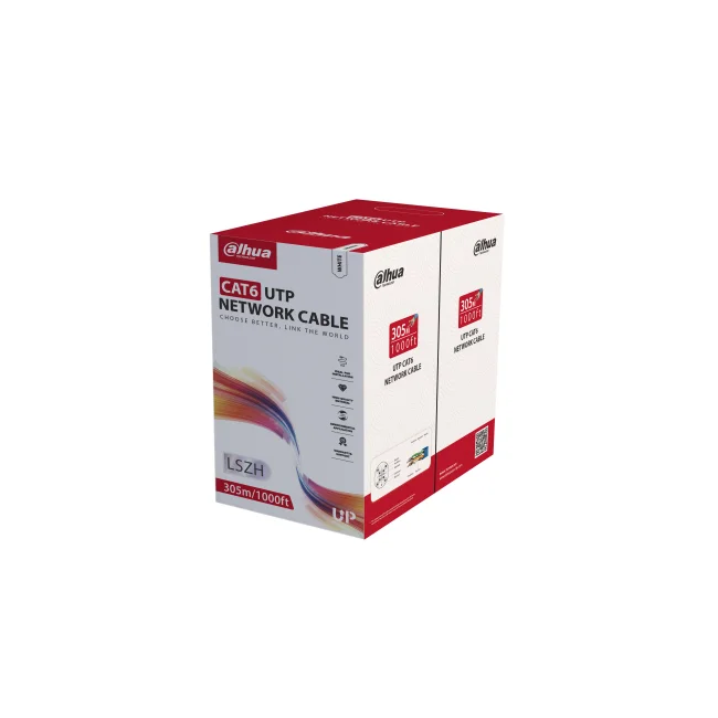 Dahua Technology PFM923I-6UN-C cable de red Blanco 305 m Cat6 U/UTP (UTP) image 2