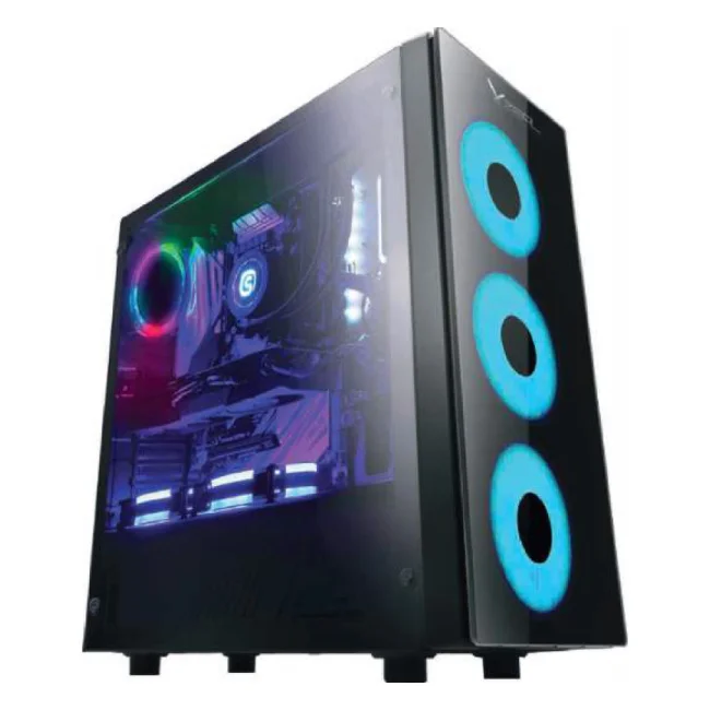 XZEAL XZCGB12B gabinete de computadora Escritorio Negro