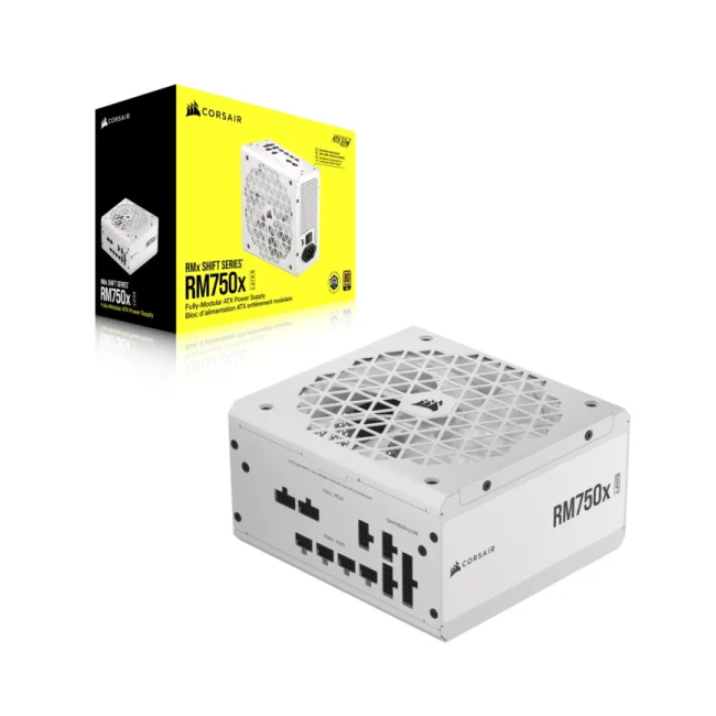 Corsair RM750x unidad de fuente de alimentación 750 W 24-pines ATX ATX Blanco image 3