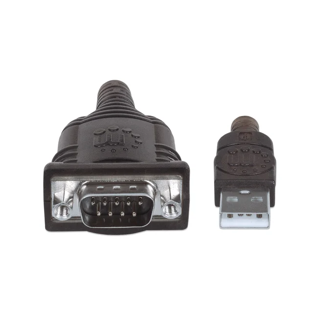 Manhattan 151856 cable serial Plata 0.45 m USB A Serial/COM/RS232/DB9 image 8