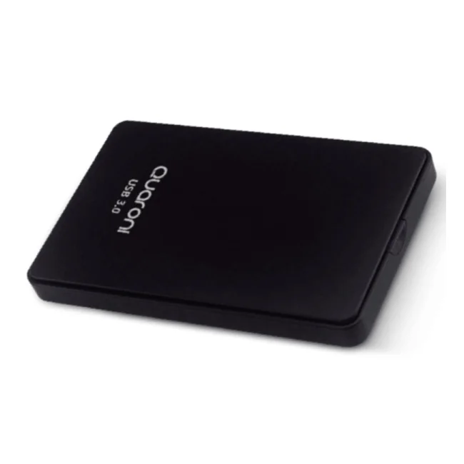 Quaroni QE02 caja para disco duro externo Cubierta de disco duro/SSD Negro 2.5/3.5"