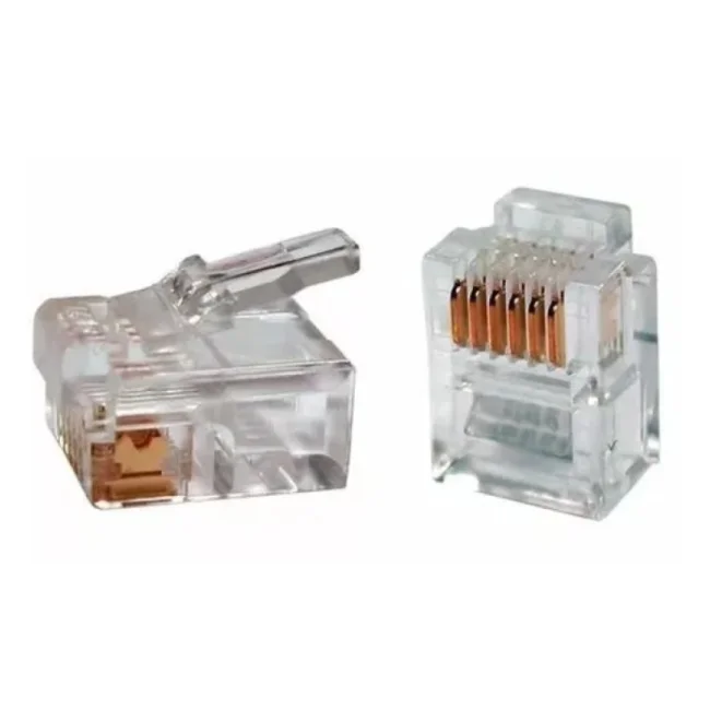 X-Media XM-C6-8P8C-50 conector RJ-45 Transparente image 2
