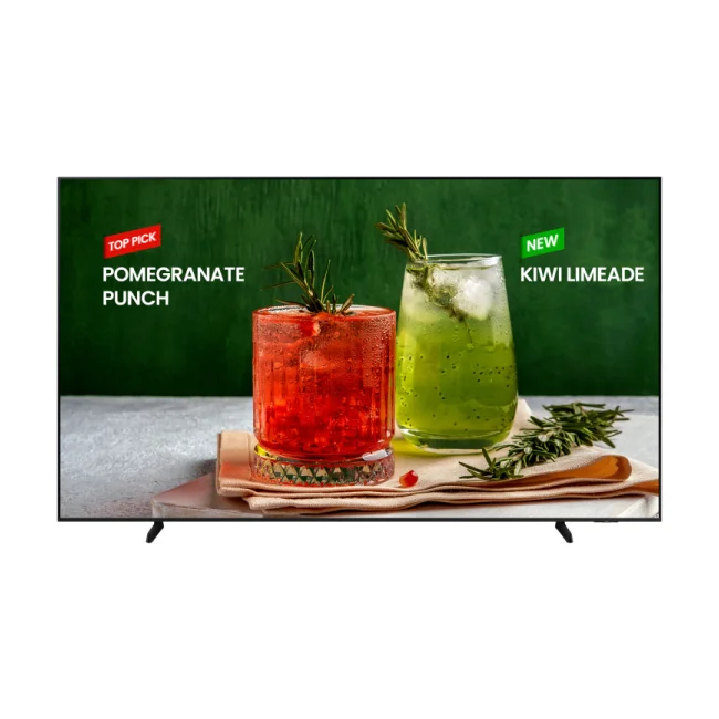 Samsung BED-H LH98BEDHVGFXZX pantalla de señalización Pantalla plana de señalización digital 2.49 m (98") Wifi 4K Ultra HD Negro Tizen