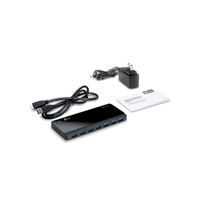 TP-Link UH700 nodo concentrador USB 3.2 Gen 1 (3.1 Gen 1) Micro-B 5000 Mbit/s Negro image 9