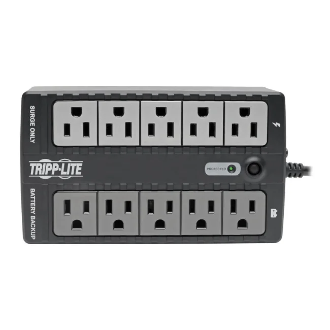 Tripp Lite INTERNET550U UPS Standby de 550VA 300W - 10 Tomacorrientes NEMA 5-15R, 120V, 50Hz / 60Hz, USB, Clavija 5-15P, Instalación en Pared o Escritorio image 6