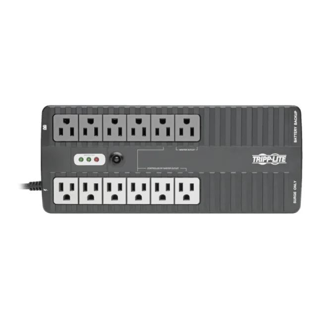 Tripp Lite ECO750UPS UPS Standby de 750VA 450W - 12 Tomacorrientes NEMA 5-15R, 120V, 50Hz / 60Hz, Clavija 5-15P, ENERGY STAR, Instalación en Pared o Escritorio image 7
