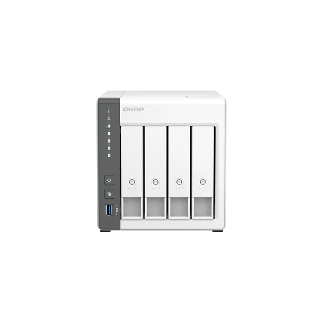 QNAP TS-433 NAS Tower ARM Cortex-A55 4 GB 0 TB QNAP Turbo System Blanco image 4