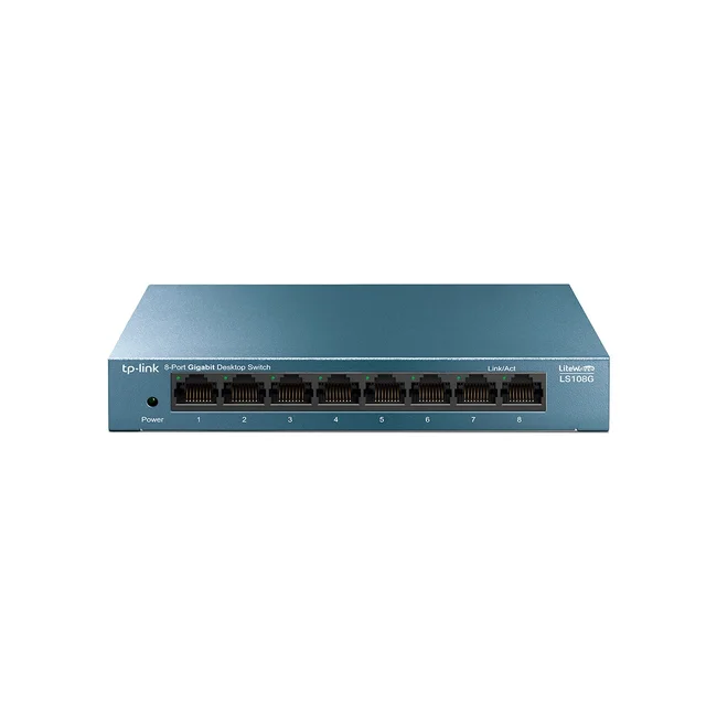 TP-Link LS108G dispositivo de redes No administrado Gigabit Ethernet (10/100/1000) Azul image 2