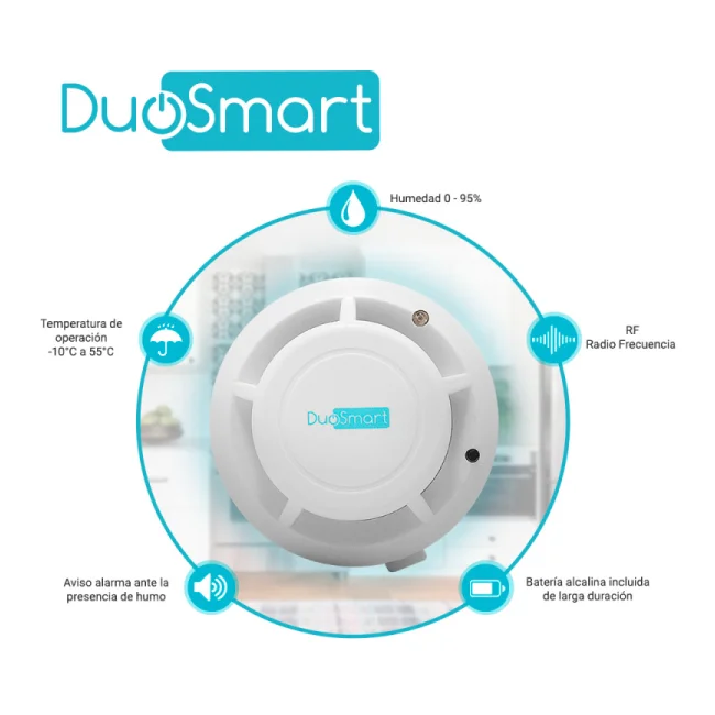 DuoSmart CSMD1 detector de humo inteligente Interconectables Conexión inalámbrica image 5