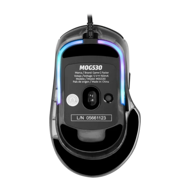 Game Factor MOG530-BK ratón Juego Ambidiestro USB tipo A 12000 DPI image 7