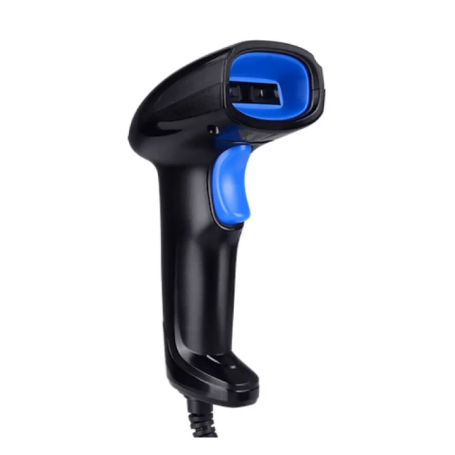Evotec EV-3001 lector de código barras Lector de código de barras manual 1D Laser Negro, Azul image 3
