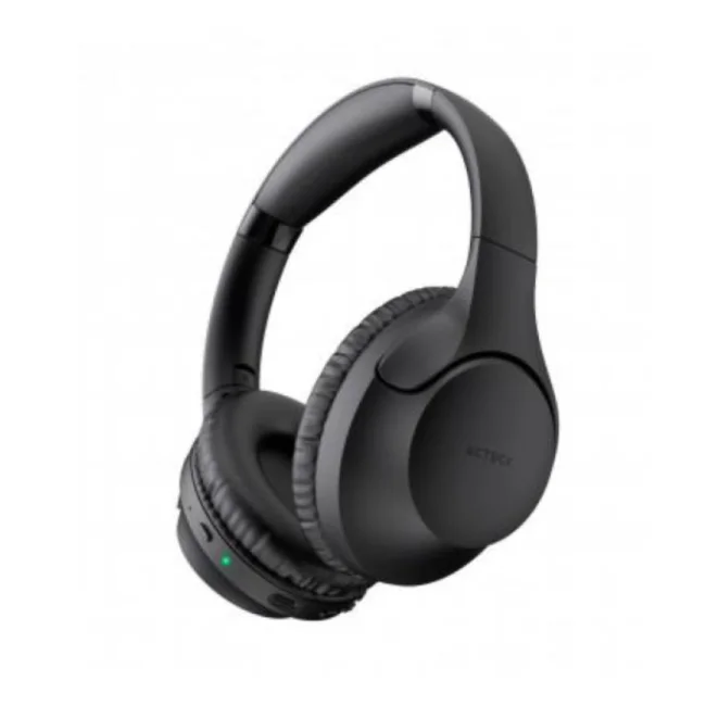 Acteck AC-935357 audífono y auriculare Auriculares Inalámbrico Diadema Llamadas/Música Bluetooth Negro