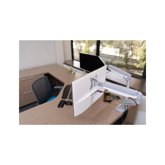 Kensington Brazo SmartFit® de altura ajustable con controles de un solo toque para dos monitores image 21