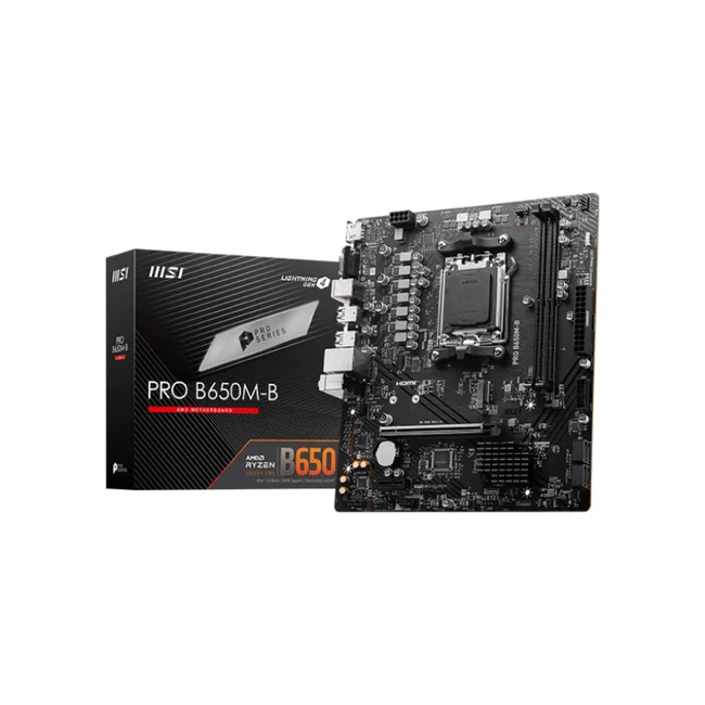 MSI PRO B650M-B placa base AMD B650 Enchufe AM5 Micro ATX