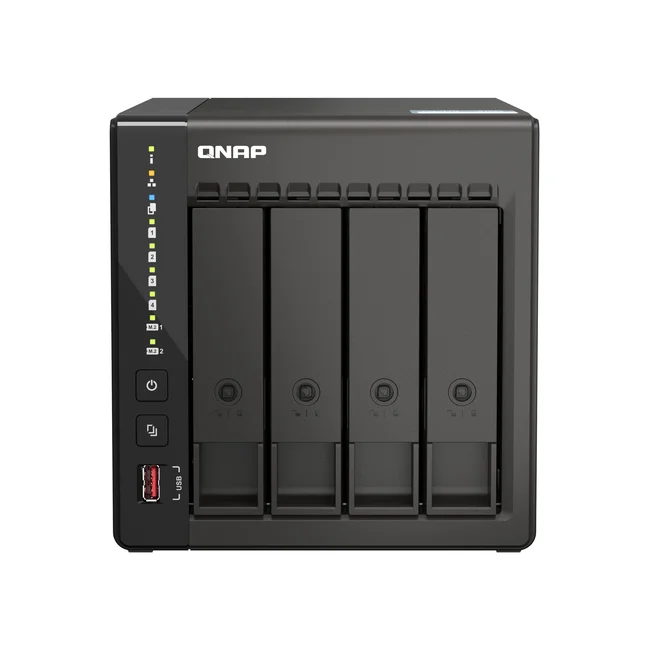 QNAP TS-453E NAS Tower Intel® Celeron® J6412 8 GB 0 TB QNAP Turbo System Negro