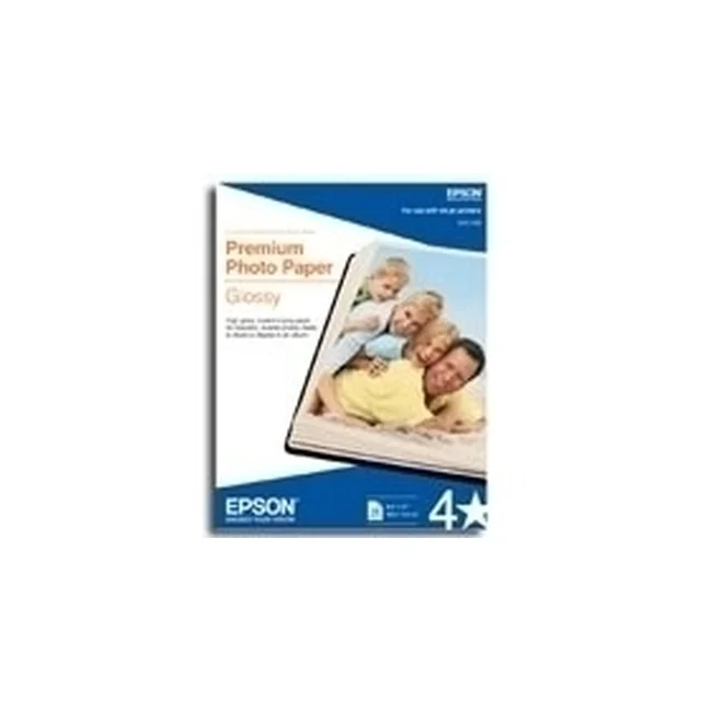 Epson Premium Photo Paper Glossy Borderless 5 x 7" 20 Sheet