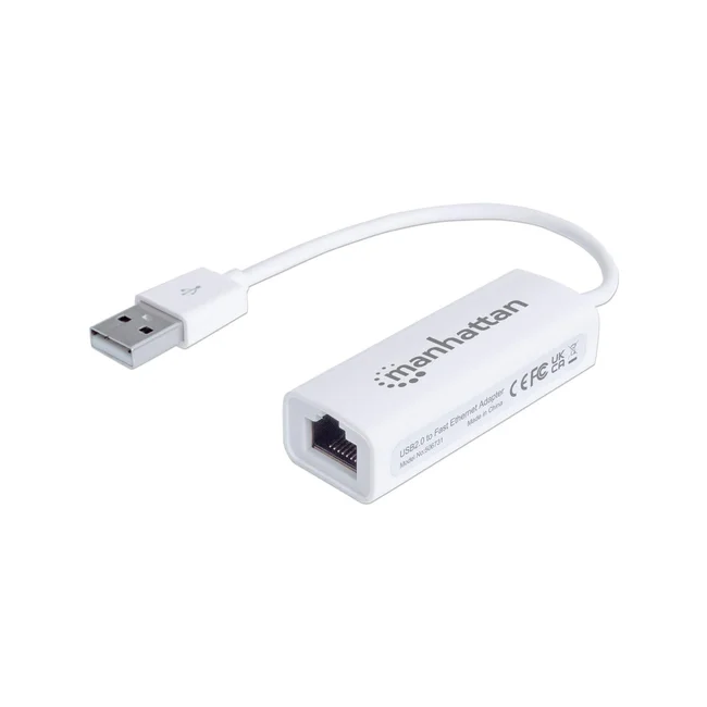 Manhattan Adaptador Fast Ethernet USB de Alta Velocidad 2.0