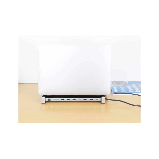 Manhattan 190398 base para laptop o replicador de puertos Alámbrico USB 3.2 Gen 1 (3.1 Gen 1) Type-C Gris image 11