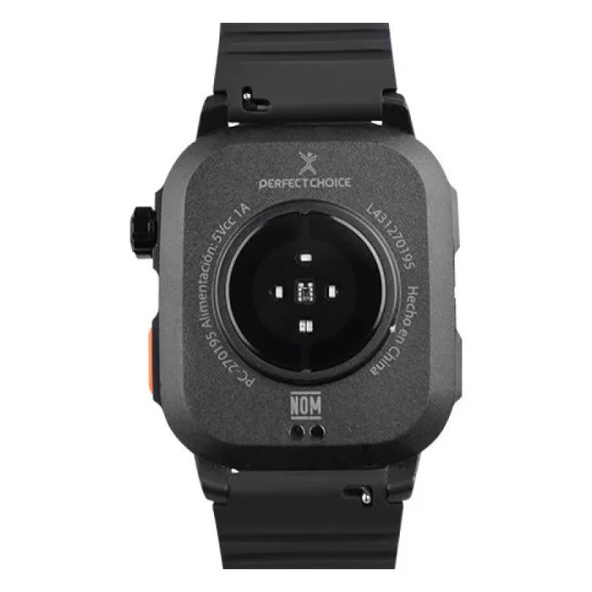 Perfect Choice PC-270195 reloj inteligente y deportivo 5.11 cm (2.01") 52 mm Digital 240 x 296 Pixeles Negro image 5