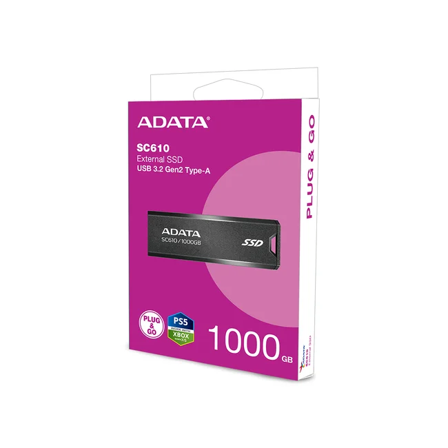 ADATA SC610 1 TB USB tipo A 3.2 Gen 2 (3.1 Gen 2) Negro image 9