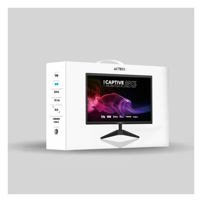 Acteck AC-939409 monitor de computadora 49.5 cm (19.5") 1440 x 900 Pixeles HD Negro image 10