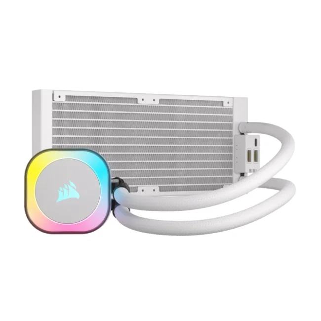 Corsair H100I Procesador Refrigerador híbrido 12 cm Blanco image 4