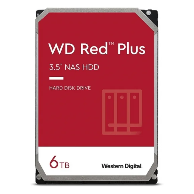 Western Digital Red Plus WD60EFPX disco duro interno 3.5" 6 TB Serial ATA III image 6