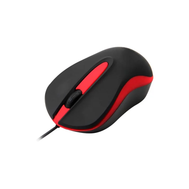 MOUSE OPTICO QUARONI ALAMBRICO COLOR ROJO 1200 DPI image 3