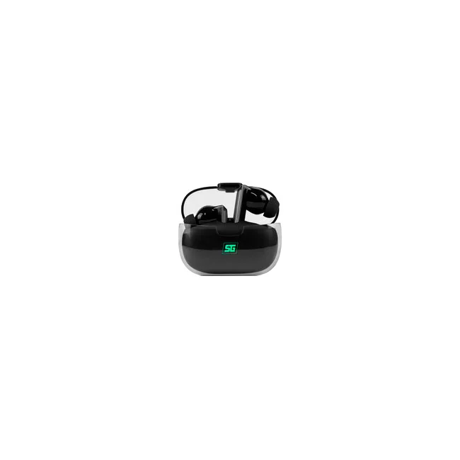 Vorago ESB-301-PRO audífono y auriculare Auriculares True Wireless Stereo (TWS) Intra auditivo Llamadas/Música/Deportes/Diario Bluetooth Base de carga Negro, Transparente image 2