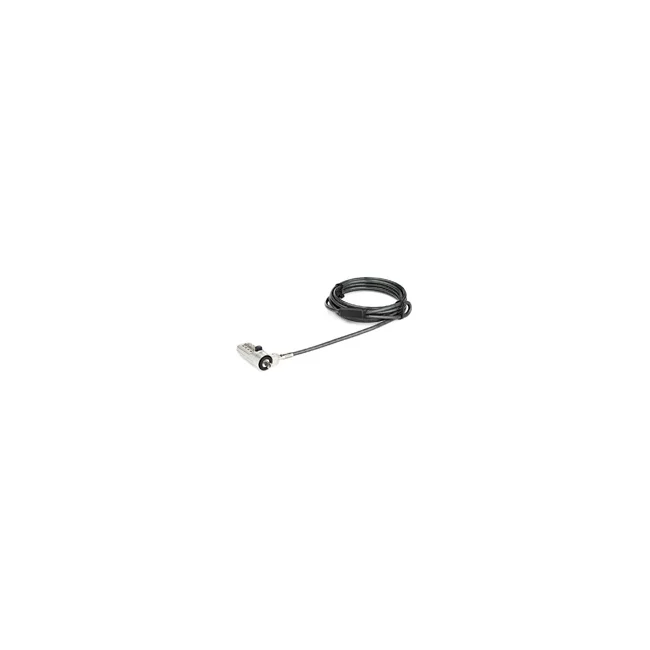 StarTech.com LTLOCKNBL cable antirrobo Negro, Plata 2.043 m