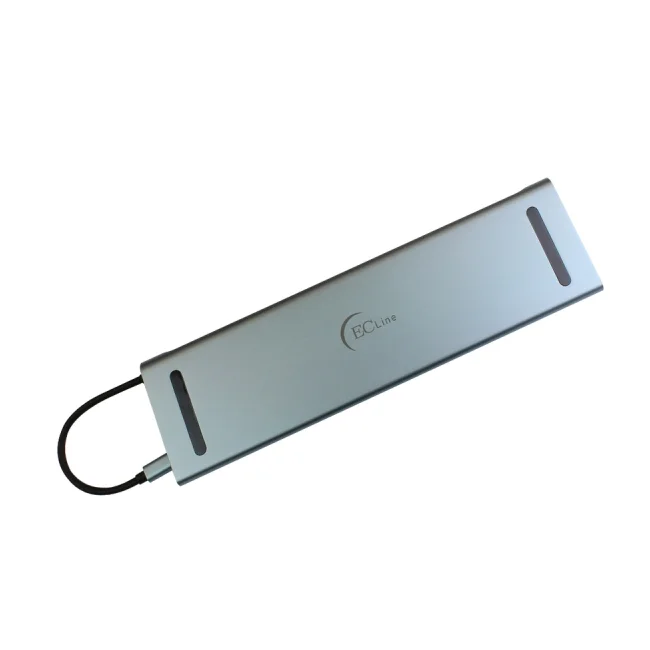 Docking Ec line EC-BYL-2003U2 12 en 1 Usb Type C image 2