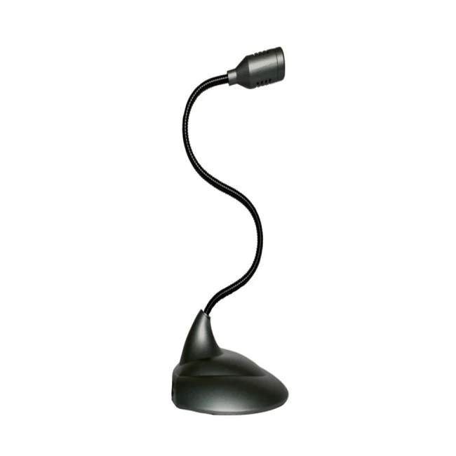 Perfect Choice Microfono de Lujo con Cuello Flexible Negro image 4