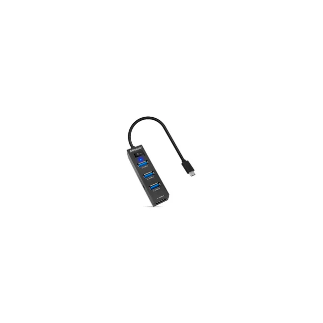 BRobotix 6001189 nodo concentrador USB 3.2 Gen 1 (3.1 Gen 1) Type-A 5000 Mbit/s Negro image 4