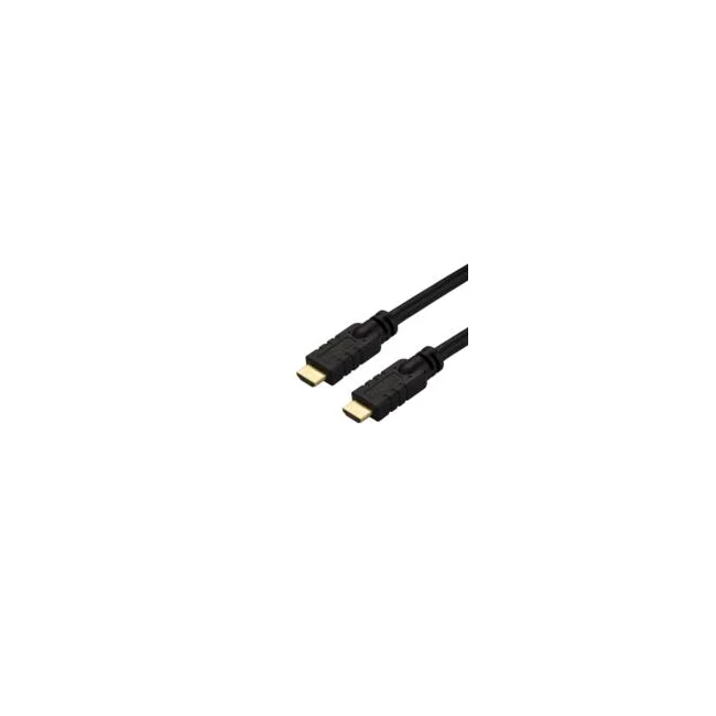 StarTech.com Cable de 15 metros HDMI 2.0 - Cable HDMI Activo de 4K a 60Hz - con Clasificacioón CL2 para Instalación en Pared - Cable HDMI de Alta Velocidad Largo y Durable - HDR - de 18Gbps - Cable Macho a Macho - Negro