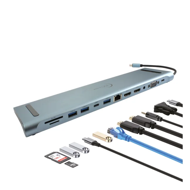 Docking Ec line EC-BYL-2003U2 12 en 1 Usb Type C image 4