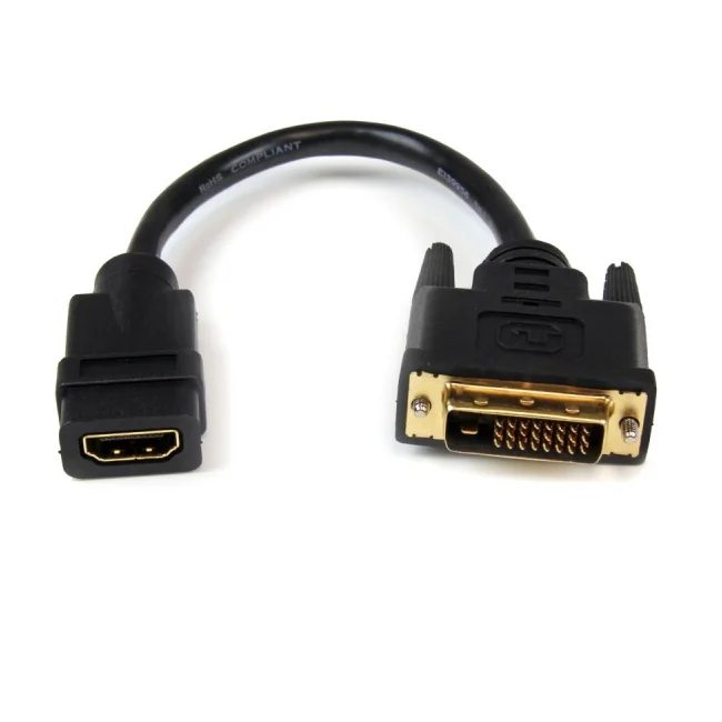 StarTech.com Adaptador de 20cm HDMI a DVI - DVI-D Macho - HDMI Hembra - Cable Convertidor Video image 3