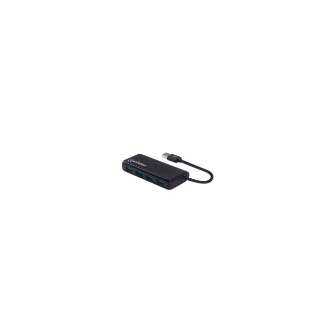Manhattan Hub USB 3.2 Gen 1 de 4 puertos USB-A