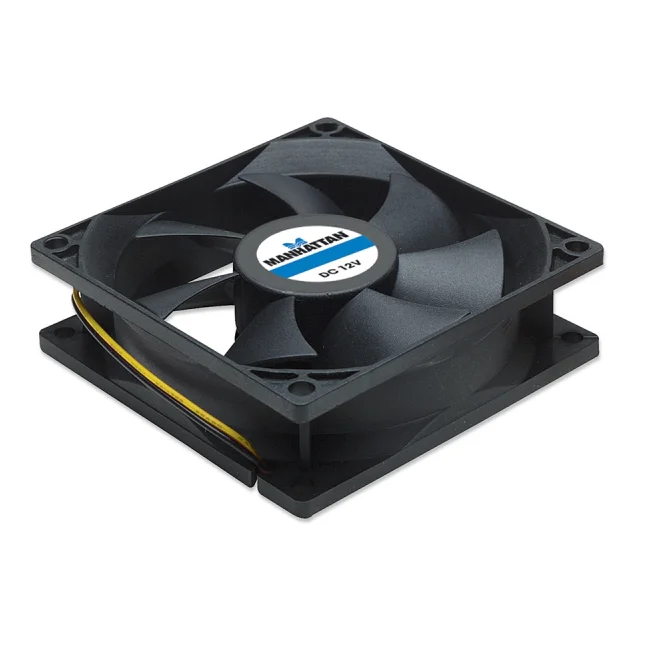 Manhattan 700320 sistema de refrigeración de computadora Gabinete de la computadora Ventilador 8 cm Negro 1 pieza(s) image 6