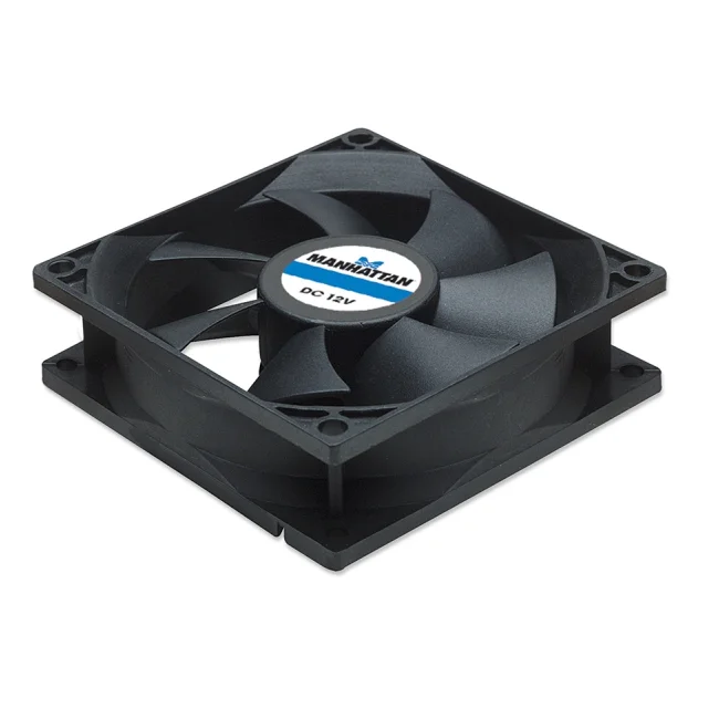 Manhattan 700320 sistema de refrigeración de computadora Gabinete de la computadora Ventilador 8 cm Negro 1 pieza(s) image 9