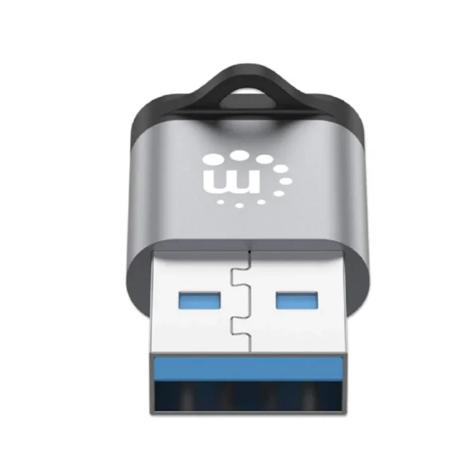 Manhattan 356305 cambiadores de género de cables USB-A USB-C Negro, Gris image 4