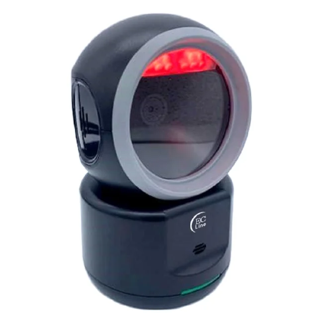 ECLine EC-2600-2D lector de código barras Lector de código de barras anexo 1D/2D CMOS Negro image 5