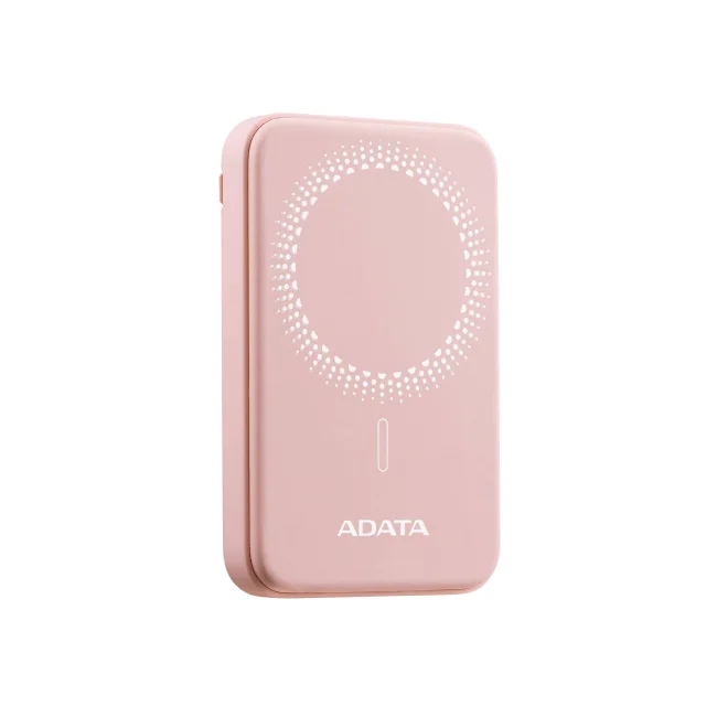 ADATA PR050-11PK batería externa Polímero de litio 5000 mAh Cargador inalámbrico Rosa image 2