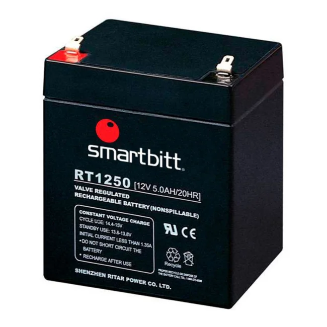 Smartbitt SBBA12-5 batería para sistema UPS Sealed Lead Acid (VRLA) 12 V 5 Ah