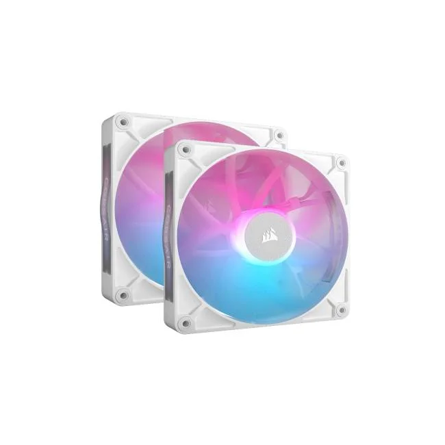 Corsair iCUE LINK RX140 RGB Gabinete de la computadora Ventilador 14 cm Blanco 2 pieza(s)