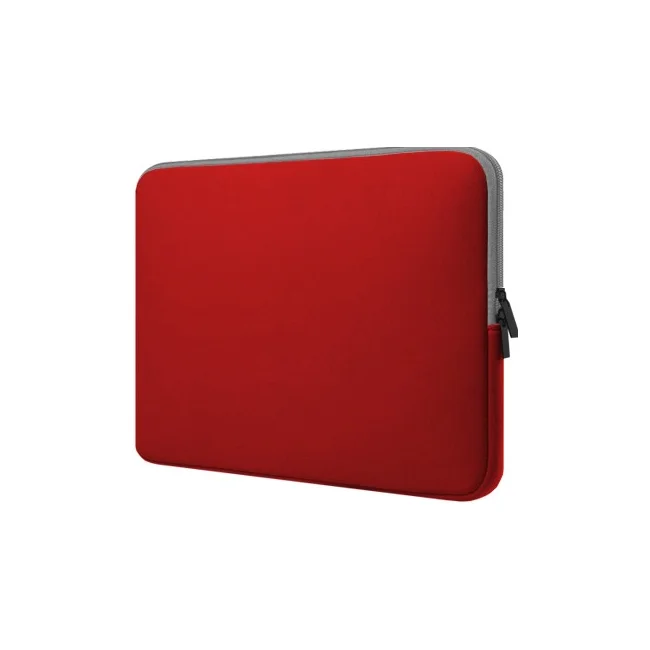 FUNDA DE NEOPRENO PARA LAPTOP 15.6", B&Aacute;SICA, ROJO